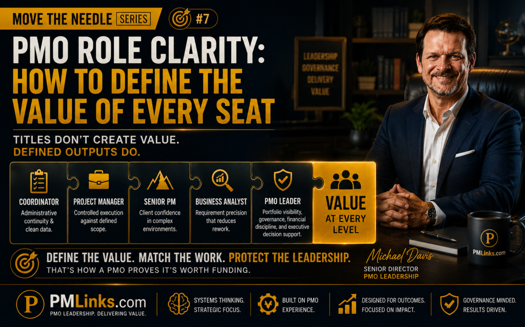PMO Role Clarity - How to Define the Value of Every Seat | PMLinks.com
